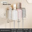 (White Gray Pink)Portaspazzolini da Parete Multicup per Portaoggetti Bagno e Igiene Attrezzi 1
