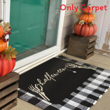 (Style1,50x80cm)Halloween Floor Mat With Nonslip Rubber Back And Linen Surface For Entryway