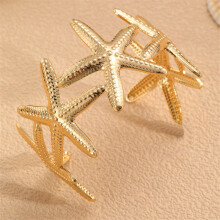 (Gold B) Charm Bracelet Metal With Round Design For Fresh Sweet Looks Summer Accessories
