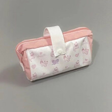 (BowCat) Pink Pen Capybara Bag With Durable Fabric Material For High School And College