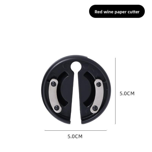 (Circular Steel)Stainless Wine Foil Cutter With Plastic Handle For Kitchen Supply Use Durable