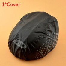 (Black)Cycling Bike Helmet Cover Waterproof Windproof Bicycle Helmet Cover Rain