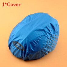 (Blue)Cycling Bike Helmet Cover Waterproof Windproof Bicycle Helmet Cover Rain