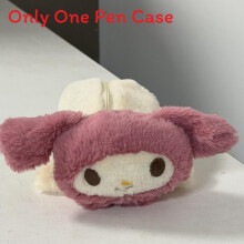 (Melody) Velvet Cartoon Soft Pen Pouch With Big Capacity For And Travel School