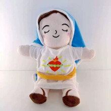 (blue, 40cm) 40cm Soothing Plush Toy Baby Sleep Doll Girl Night Light Music Princess Stuffed Animal