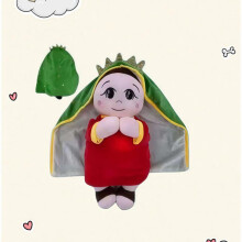 Breathing Plush Toy Sleep Companion for Baby Girls Soothing Glow Music Princess Stuffed Animal