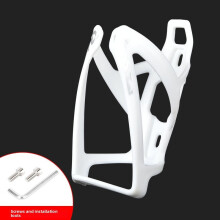 (White Bottle Cage)Bike Water Bottle Mount With Double Wing Design For Road And Mountain Bike Riders