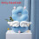 (Blue White)Baby Anti Fall Pillow Head Protection Backpack Adjustable Strap 3d Breathable Cartoon 1