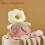 (Pink Brown)Baby Anti Fall Pillow Head Protection Backpack Adjustable Strap 3d Breathable Cartoon 1