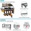 3 Tier Duty Power Tool Organizer Drill Holder Wall Mount Power Tool Storage Rack 8