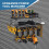 3 Tier Duty Power Tool Organizer Drill Holder Wall Mount Power Tool Storage Rack 15