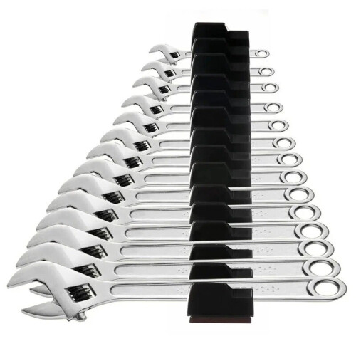 80PCS Magnetic Wrench Organizer Widget Portable Tool Storage Shelf Black 1