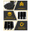 80PCS Magnetic Wrench Organizer Widget Portable Tool Storage Shelf Black 5
