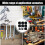 80PCS Magnetic Wrench Organizer Widget Portable Tool Storage Shelf Black 11