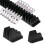 80PCS Magnetic Wrench Organizer Widget Portable Tool Storage Shelf Black 17