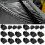 80PCS Magnetic Wrench Organizer Widget Portable Tool Storage Shelf Black 19