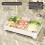 (Beige)Plastic Multisection Food Storage Tray For Hot Pot And Meal Storage Prep 8