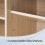 Entryway Storage Bench - Wood - Oak - 10-Compartment Shoe Organizer with Cushion 5