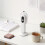(White)Portable Cordless Steam Iron Foldable Electric Travel Steamer With Display Digital 7