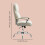 Office Chair - PU - White - High Back with Tilt Function and Armrests 3