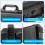 For Starlink Mini Storage Case for Starlink Mini Accessories Waterproof Black 5
