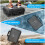 For Starlink Mini Storage Case for Starlink Mini Accessories Waterproof Black 9