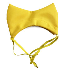 (Yellow) Waterproof Bath Caps for Cats,Dogs, Ear Protection Waterproof Hoods for Cat Swimming, Anti-water Inflow Head Covers