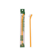 (Orange)Pet Toothbrush For Oral Hygiene Single Head Brush Pet Supplies Colors Multiple