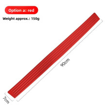 (red)90cm Rear Guard Bumper Protector Trim Cover Sill Trunk Scuff Rubber Plate
