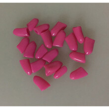 (PeachRed,XXL)20pcs Pet Dog Cat Nail Caps Pu Wrap Claw Paws Protect Clean Cute Safe Send Glue