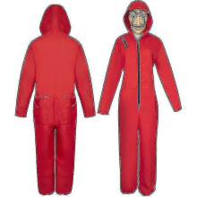 (M) Halloween La Casa De Papel Costume With Mask