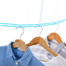 Portable Anti-Skid Windproof Clothesline Fence-Type Clothesline Drying Quilt Rope Clothesline Outdoor Travel, 5M 3PCS