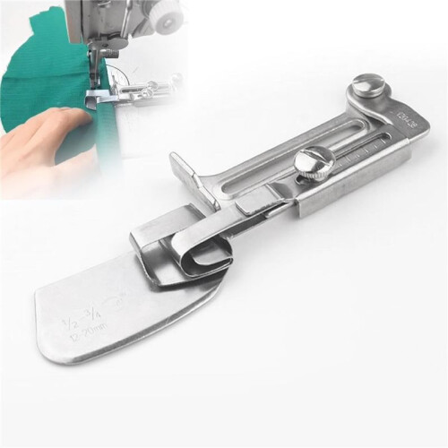 Sewing Rolled , Adjustable Width Rolled Hemmer Foot, Sewing Machine Rolled Hem Attachment Hemming Tool (15-25mm) 1