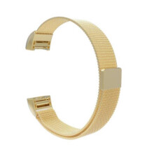 (Gold)For Fitbit Charge 2 Stainless Steel Watch Band With Adjustable Fit Wear Daily
