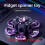 (Purple Gold)Durable Plastic Fingertip Gyroscope With Cool Transformation Effect Relaxing For 1