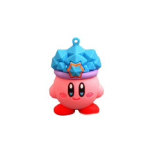 (Blue)Kirby Anime Games Cute Cartoon Pink Kirby Waddle Dee Doo Collect Mini Toys Dolls