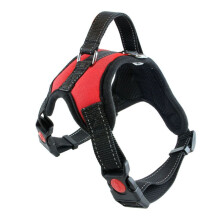 (Red,XLarge)No Pull Adjustable Harness Leash Dog Pet Vest Walk Out Strap Vest Collar
