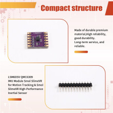 Módulo IMU LSM6DSV QMC6309 Smol SlimeVR para Rastreamento de Movimento e Sensor Inercial de Alto Desempenho Smol SlimeVR