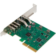 PCIe X4 ASM3142+VL820 USB 3.2 10 Gbit/S Erweiterungskarte PCI-E auf 2 USB 3.2 Typ-A-, 3 USB 3.2 Typ-C-Port-Riserkarte, USB-Hub