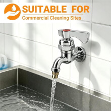 Kit de Réparation de Vanne et de Poignée 21-309L : Cartouche Céramique de Remplacement à Quart de Tour pour Robinet D'Eau Chaude à Levier