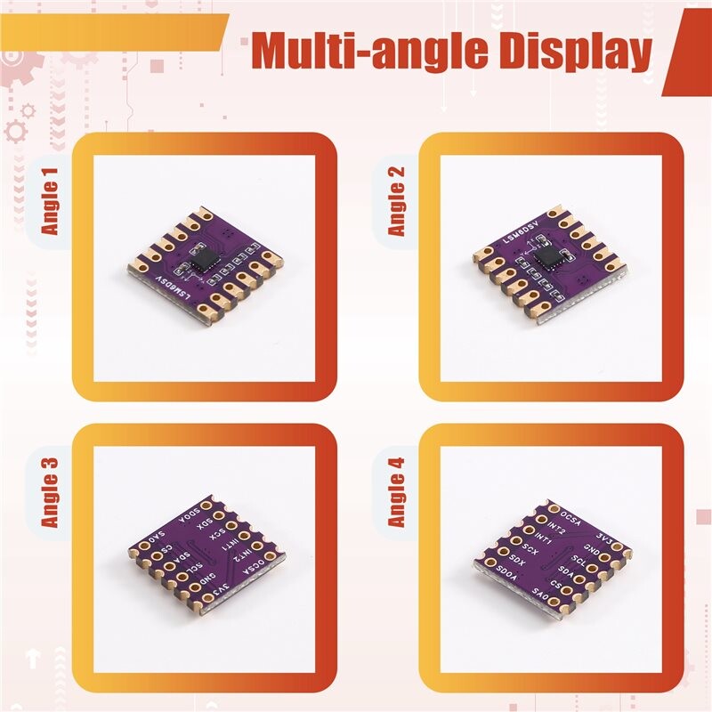 LSM6DSV IMU Module Smol SlimeVR High-Performance Inertial Sensor for ...