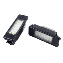 2Pcs LED Licence Plate Light for 106 207 208 307 3008 406 6340F0, 6340G3, 9661480980, 9682403680