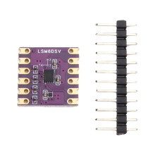LSM6DSV QMC6309 IMU Module Smol SlimeVR for Motion Tracking & Smol SlimeVR High-Performance Inertial Sensor