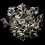 50 PC Entdeckungen Bail Connector Bale Pinch Clasp Anhänger (Silber) 4