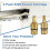 2-Pack 52000 Dual Handle Brass Shell Ceramic Disc Cartridge for Moen Faucets 3