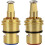 2-Pack 52000 Dual Handle Brass Shell Ceramic Disc Cartridge for Moen Faucets 1