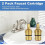 2-Pack 52000 Dual Handle Brass Shell Ceramic Disc Cartridge for Moen Faucets 2