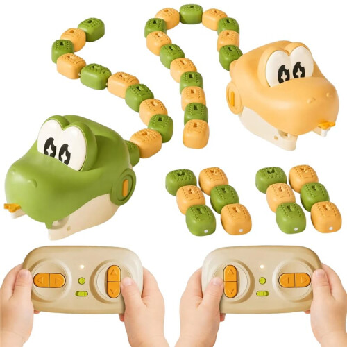 Serpent Magnétique Interactif pour 2 Joueurs, Jouet de Combat, Télécommande, Décoration de Bureau C 1
