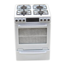 Miniature Gas Stove with Oven Model 1/12 Dollhouse Kitchen Scene Decoration Pretend Toy