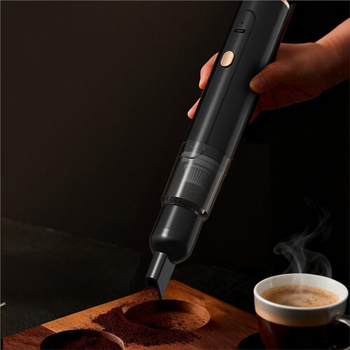 Miniature Handheld Coffee Grinder Vacuum with Strong Suction and Quiet Operation for Efficient Cleaning 1